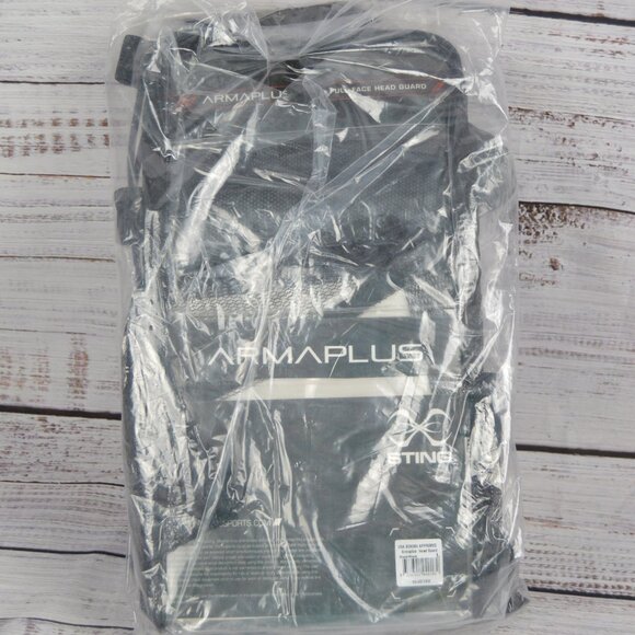 STING USA Boxing Masters Approved Full Face Head Guard ARMAPLUS Sz Large NWT - Picture 2 of 8